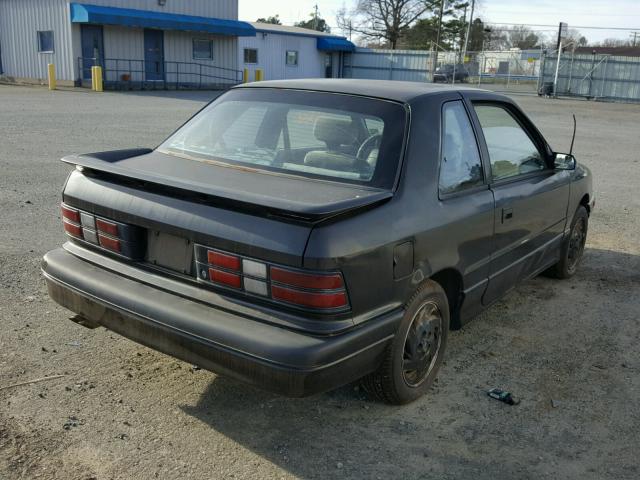 1B3XP6439PN617686 - 1993 DODGE SHADOW ES BLACK photo 4