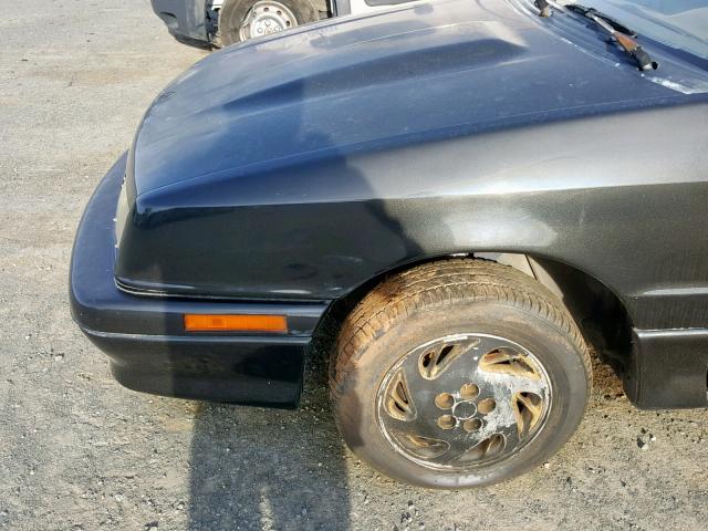 1B3XP6439PN617686 - 1993 DODGE SHADOW ES BLACK photo 9