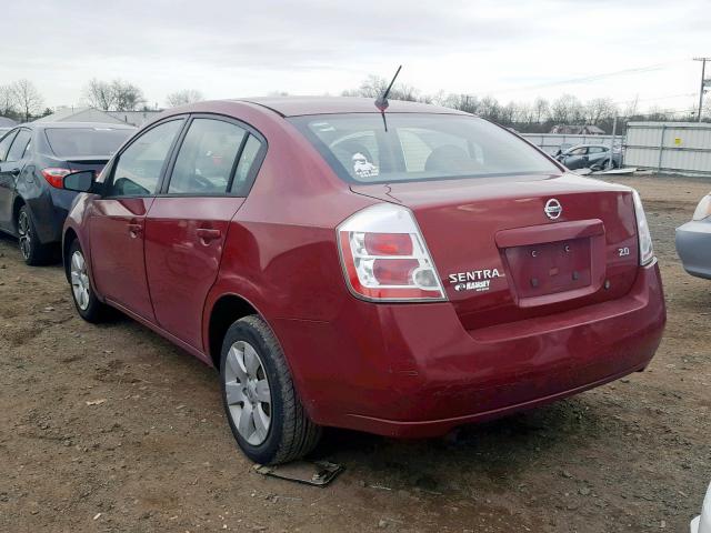 3N1AB61E67L603658 - 2007 NISSAN SENTRA 2.0 RED photo 3