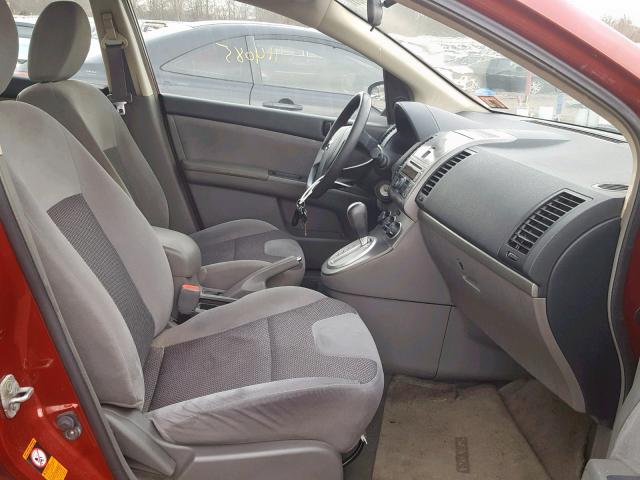 3N1AB61E67L603658 - 2007 NISSAN SENTRA 2.0 RED photo 5