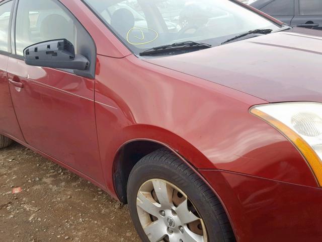 3N1AB61E67L603658 - 2007 NISSAN SENTRA 2.0 RED photo 9