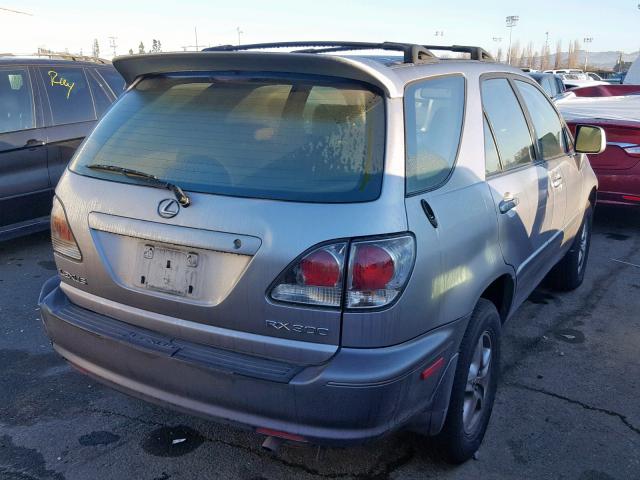 JTJHF10U310234254 - 2001 LEXUS RX 300 SILVER photo 4