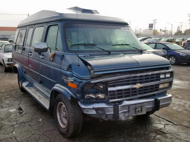 2GBEG25K9P4146227 - 1993 CHEVROLET G20 BLUE photo 1