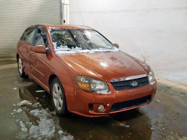 KNAFE122385014650 - 2008 KIA SPECTRA EX ORANGE photo 1