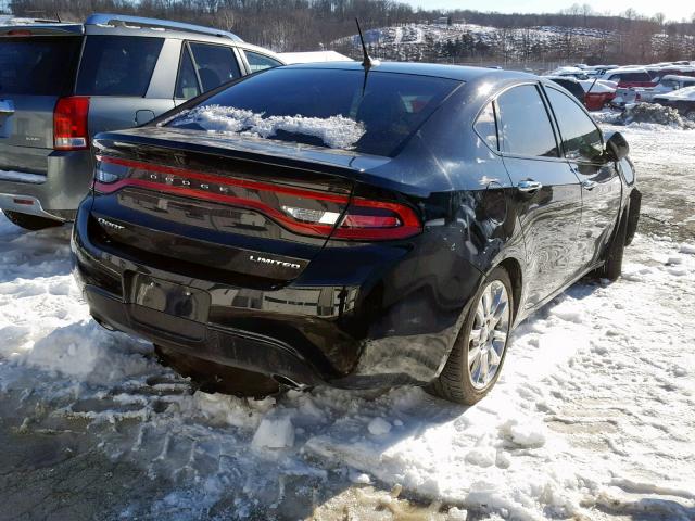 1C3CDFCA6DD346274 - 2013 DODGE DART LIMIT BLACK photo 4