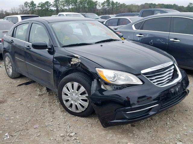 1C3CCBABXDN588566 - 2013 CHRYSLER 200 LX BLACK photo 1