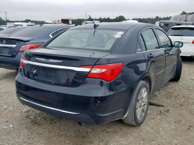 1C3CCBABXDN588566 - 2013 CHRYSLER 200 LX BLACK photo 4