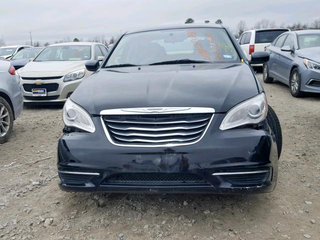 1C3CCBABXDN588566 - 2013 CHRYSLER 200 LX BLACK photo 9