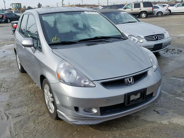 JHMGD38668S006106 - 2008 HONDA FIT SPORT SILVER photo 1