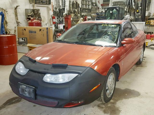 1G8ZY14792Z150324 - 2002 SATURN SC2 ORANGE photo 2