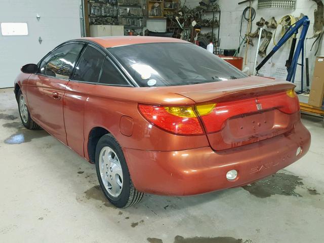 1G8ZY14792Z150324 - 2002 SATURN SC2 ORANGE photo 3