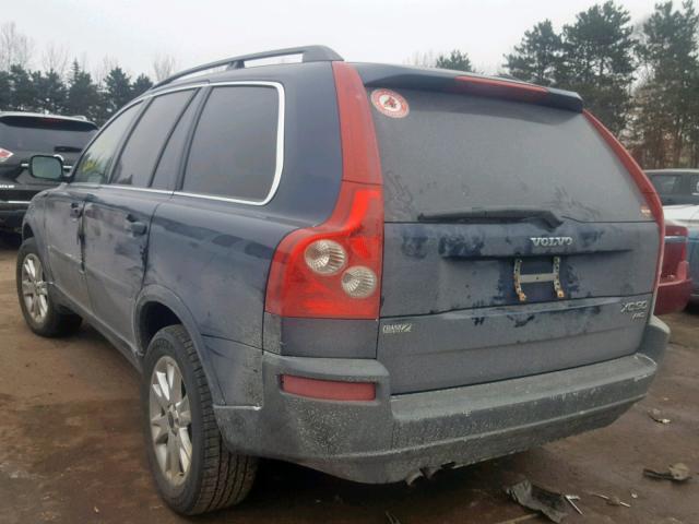 YV1CZ59H341062429 - 2004 VOLVO XC90 BLUE photo 3