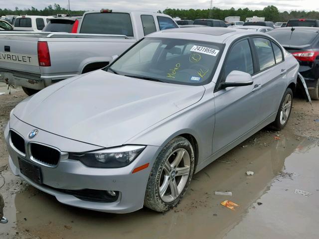 WBA3D3C53EK155774 - 2014 BMW 328 D BLUE photo 2