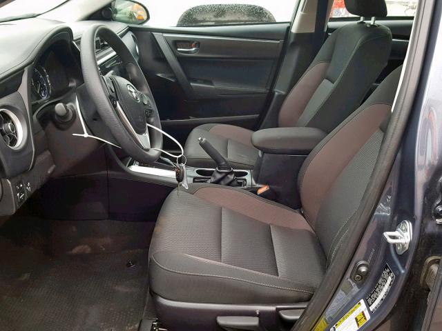 2T1BURHE2JC087134 - 2018 TOYOTA COROLLA L ნაცრისფერი ფოტო 5