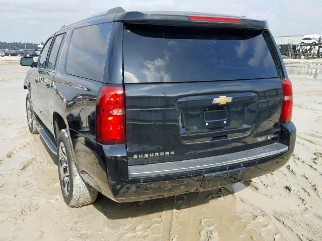 1GNSCJKC1HR345775 - 2017 CHEVROLET SUBURBAN C BLACK photo 3