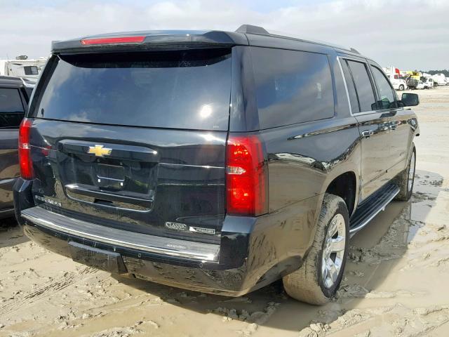 1GNSCJKC1HR345775 - 2017 CHEVROLET SUBURBAN C BLACK photo 4