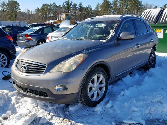 JN1AJ0HR8AM753728 - 2010 INFINITI EX35 BASE GRAY photo 2