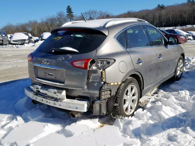 JN1AJ0HR8AM753728 - 2010 INFINITI EX35 BASE GRAY photo 4