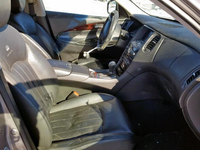 JN1AJ0HR8AM753728 - 2010 INFINITI EX35 BASE GRAY photo 5