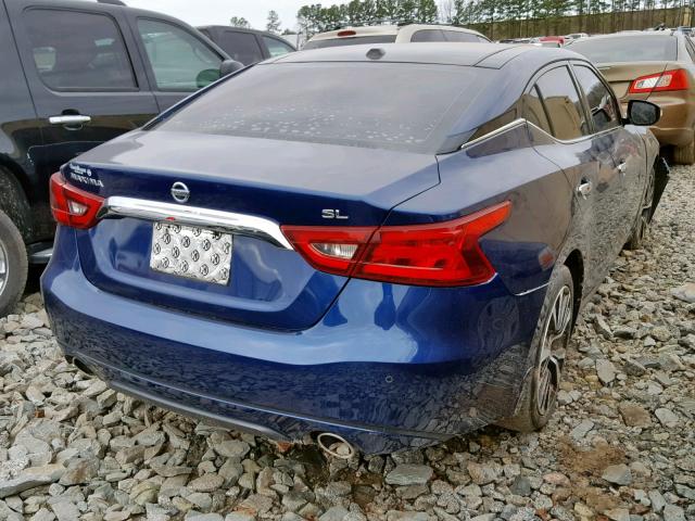 1N4AA6AP9GC414330 - 2016 NISSAN MAXIMA 3.5 BLUE photo 4