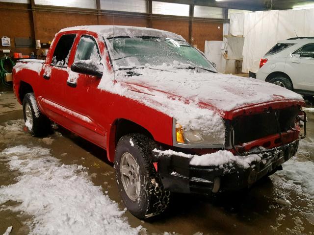 1D7HW48K15S236513 - 2005 DODGE DAKOTA QUA RED photo 1