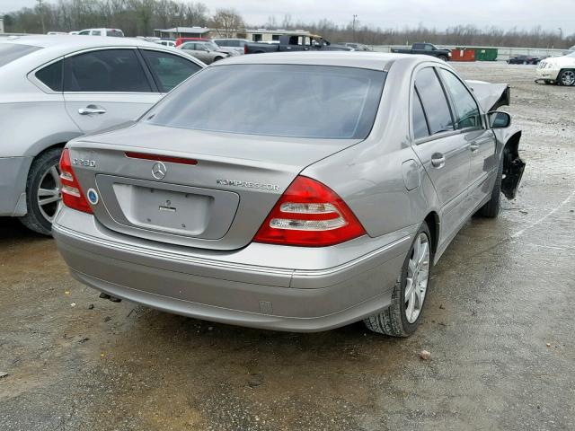 WDBRF40J83F373048 - 2003 MERCEDES-BENZ C 230K SPO SILVER photo 4