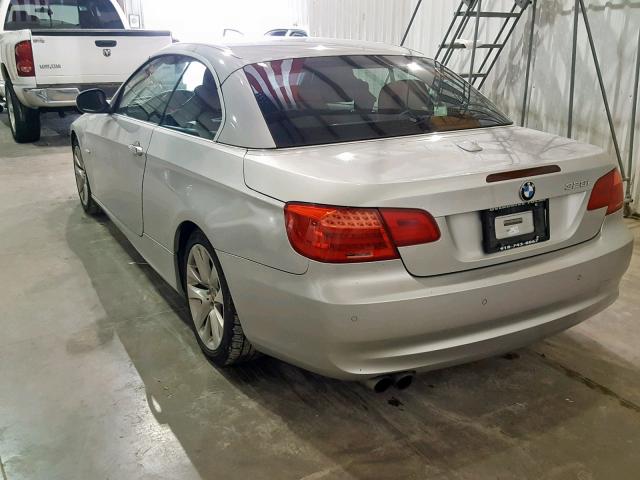 WBADW3C57BE536519 - 2011 BMW 328 I SILVER photo 3