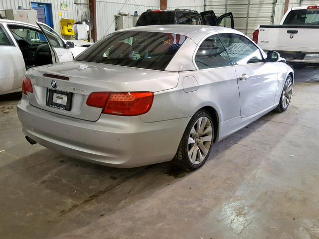 WBADW3C57BE536519 - 2011 BMW 328 I SILVER photo 4