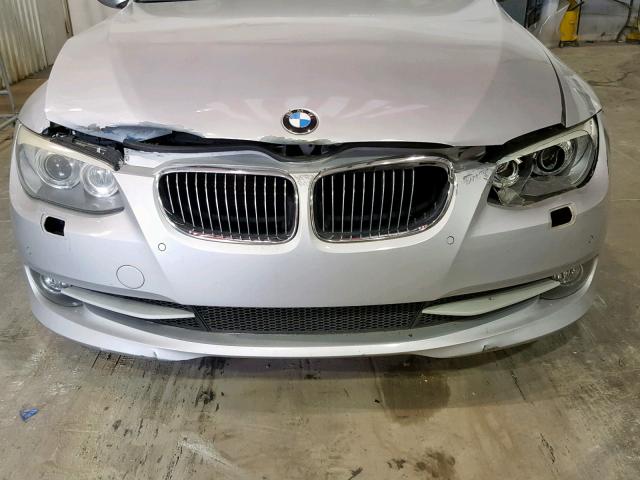 WBADW3C57BE536519 - 2011 BMW 328 I SILVER photo 9