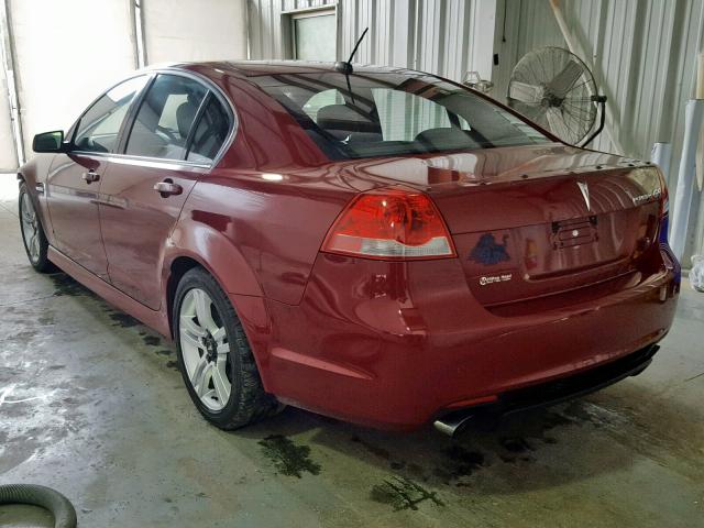 6G2ER57749L233166 - 2009 PONTIAC G8 RED photo 3