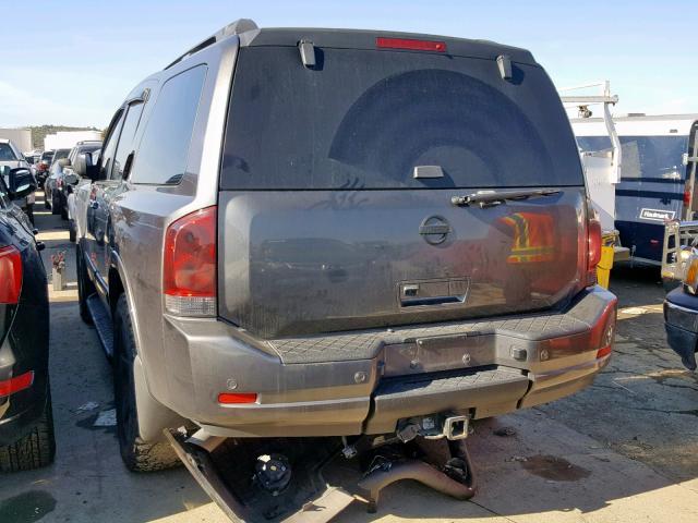 5N1AA0ND6CN615152 - 2012 NISSAN ARMADA SV CHARCOAL photo 3