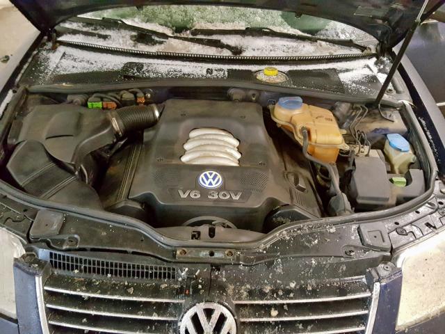 WVWRH63B41P190944 - 2001 VOLKSWAGEN PASSAT GLX 蓝色 照片 7