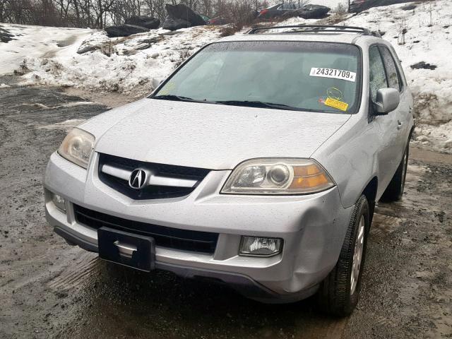 2HNYD18845H506130 - 2005 ACURA MDX TOURIN SILVER photo 2