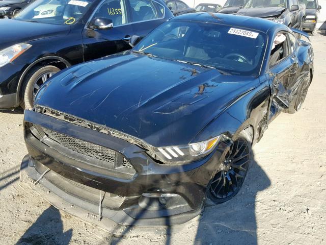 1FA6P8CFXG5225758 - 2016 FORD MUSTANG GT BLACK photo 2