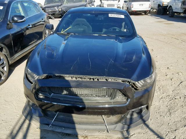 1FA6P8CFXG5225758 - 2016 FORD MUSTANG GT BLACK photo 9