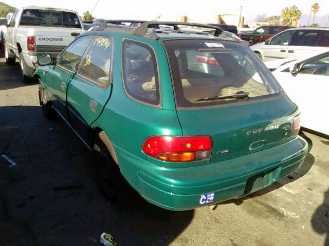 JF1GF4353WH810220 - 1998 SUBARU IMPREZA L GREEN photo 3