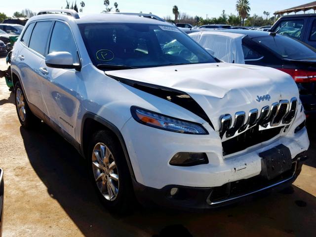 1C4PJMDB5FW763118 - 2015 JEEP CHEROKEE L WHITE photo 1