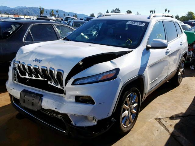 1C4PJMDB5FW763118 - 2015 JEEP CHEROKEE L WHITE photo 2