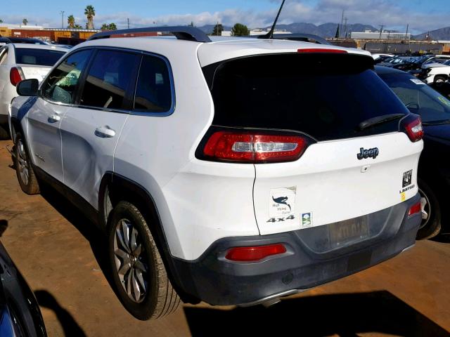 1C4PJMDB5FW763118 - 2015 JEEP CHEROKEE L WHITE photo 3