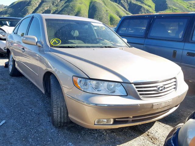 KMHFC46F98A291409 - 2008 HYUNDAI AZERA SE TAN photo 1