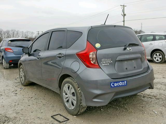 3N1CE2CP9HL382114 - 2017 NISSAN VERSA NOTE GRAY photo 3