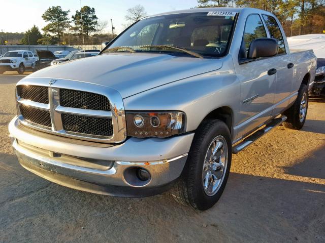 1D7HA18NX5S267640 - 2005 DODGE RAM 1500 S SILVER photo 2