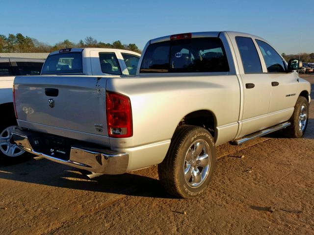 1D7HA18NX5S267640 - 2005 DODGE RAM 1500 S SILVER photo 4