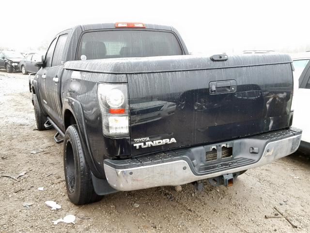 5TBEV58188S481280 - 2008 TOYOTA TUNDRA CRE BLACK photo 3