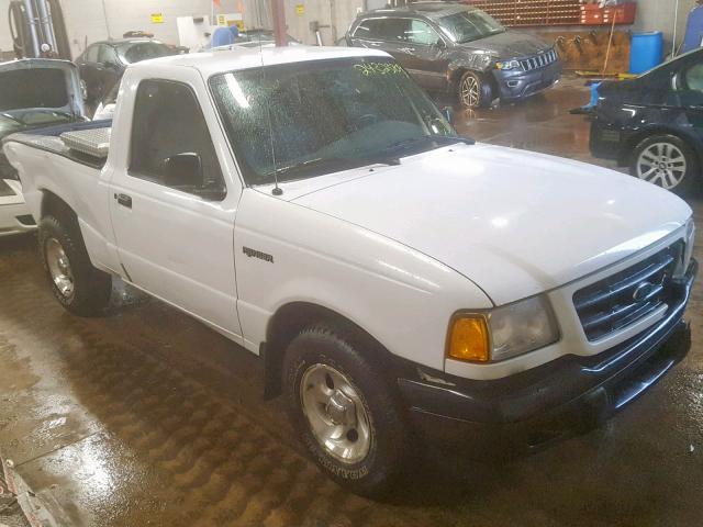 1FTYR10U03PA37157 - 2003 FORD RANGER WHITE photo 1