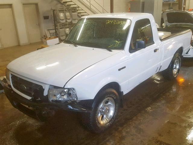 1FTYR10U03PA37157 - 2003 FORD RANGER WHITE photo 2