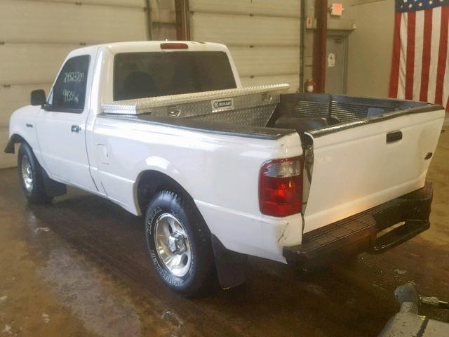 1FTYR10U03PA37157 - 2003 FORD RANGER WHITE photo 3