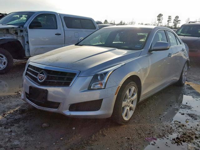 1G6AA5RXXD0134330 - 2013 CADILLAC ATS SILVER photo 2