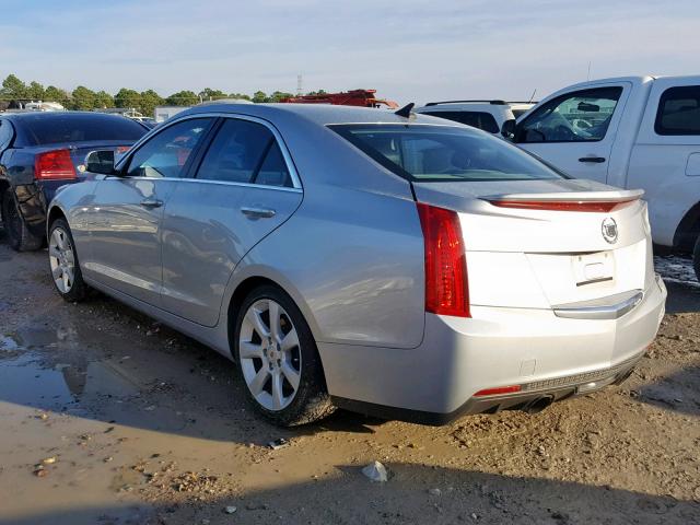 1G6AA5RXXD0134330 - 2013 CADILLAC ATS SILVER photo 3