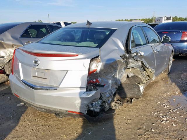 1G6AA5RXXD0134330 - 2013 CADILLAC ATS SILVER photo 4